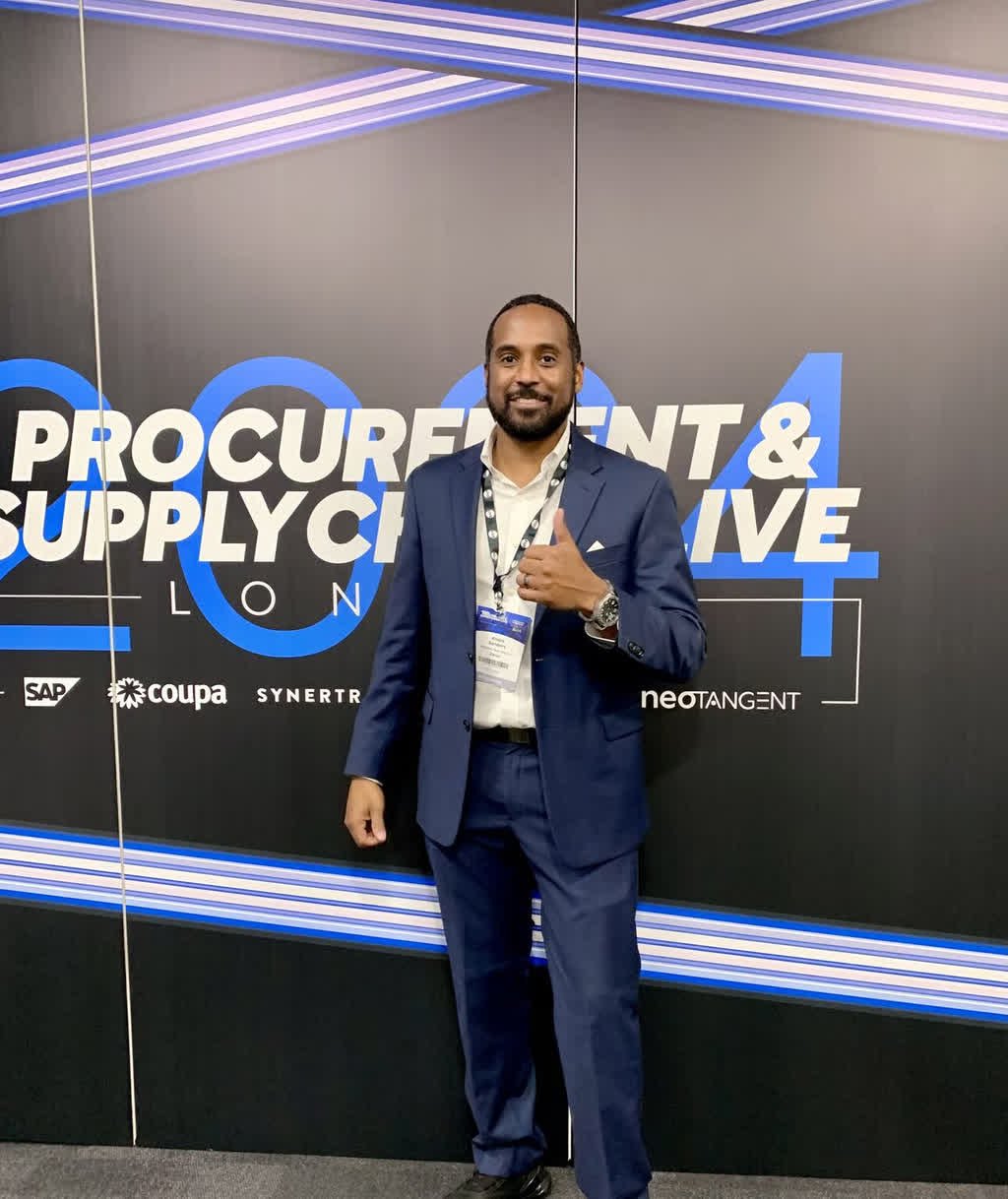 Andre Sanders Jr. at Procurement and Supply Chain Live